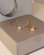 Roro rose bangle & ring