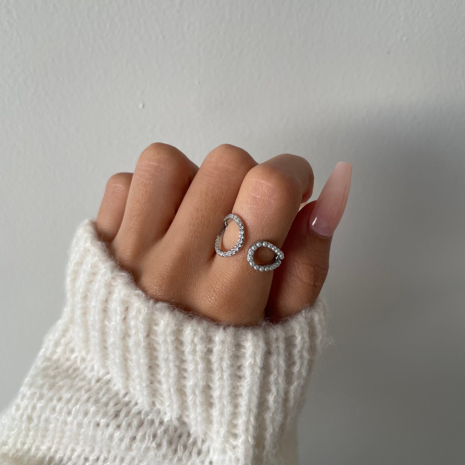 IMG_8291 خاتم اللؤلؤ الفضي - الصورة 1