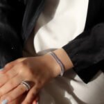 Silver zircon bracelet - Image 2