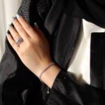 Silver belt bracelet